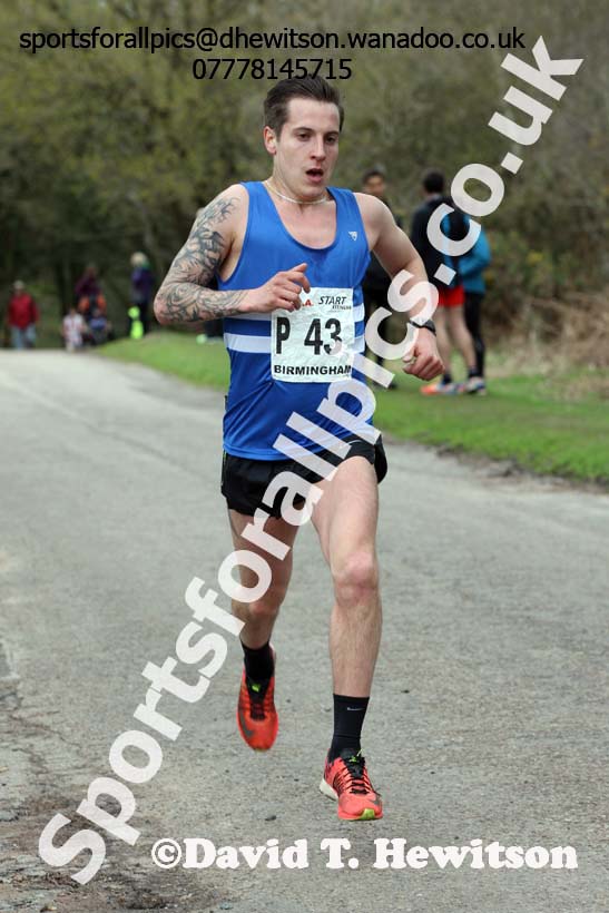 Senior mens English National 12 Stage Road Relay, 2016 English National 12 and 6 Stage Road Relays, Sutton Coldfield, Birmingham. Photo: David T. Hewitson/Sports for All Pics
